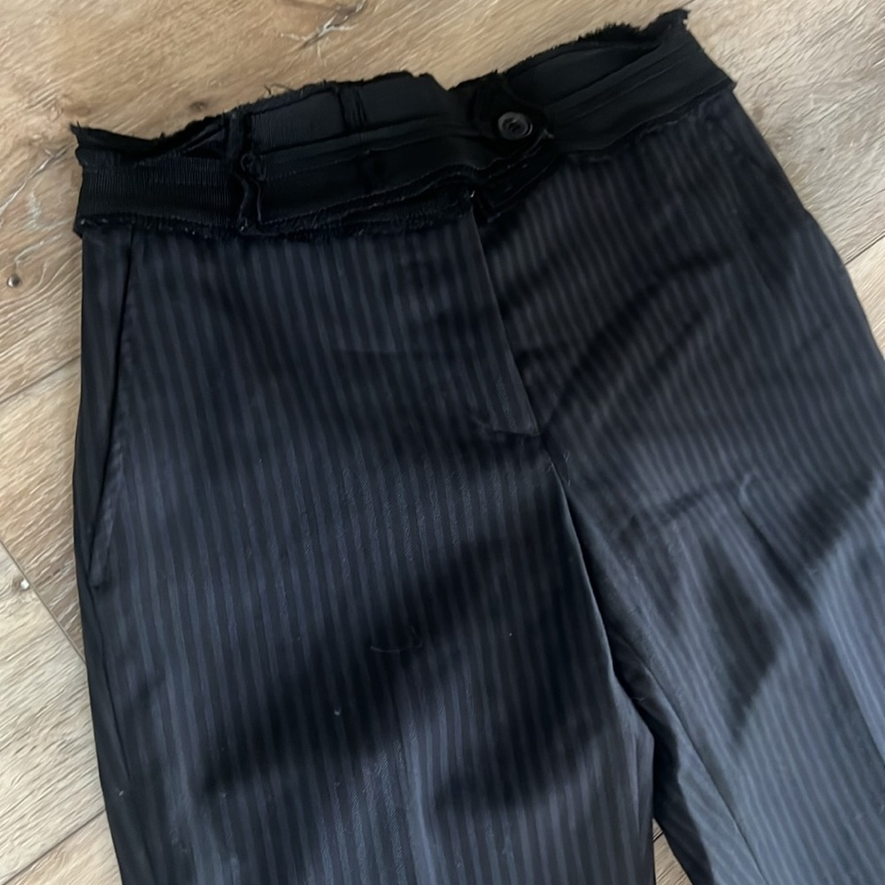 Prada, Black Pinstripe pants, 100% authentic w/ COA - Picture 8 of 10